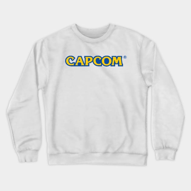 Capcom retro logo Crewneck Sweatshirt by kvothewordslinger